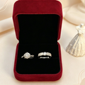 Matching Couple Wedding Band Rings