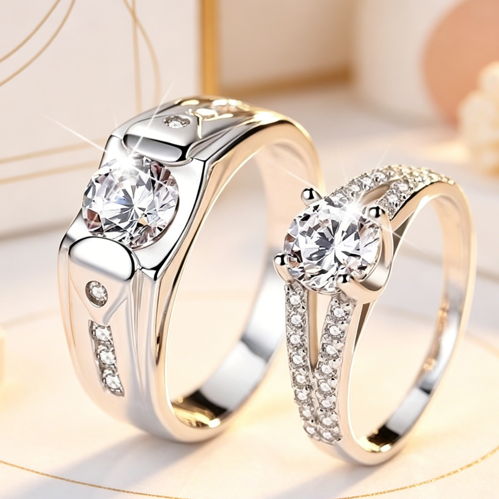 Alloy Moissanite Ring
